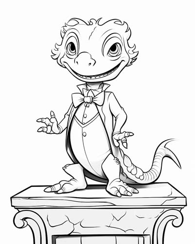 Bill the Lizard coloring page