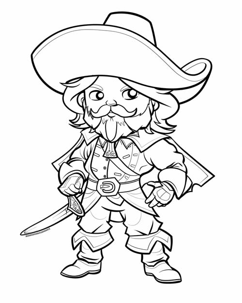 Hernán Cortés coloring page