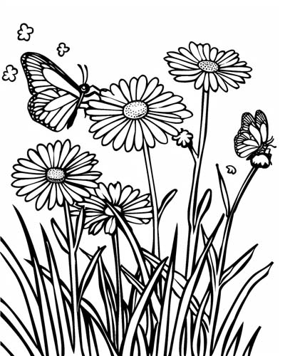 butterfly coloring page
