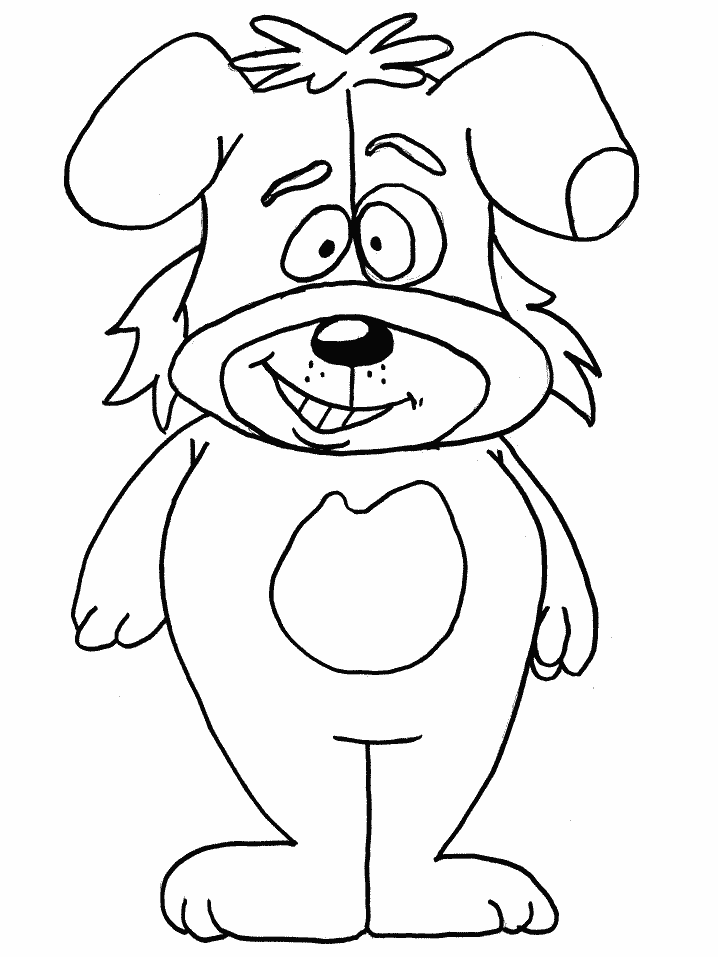 dogs and puppies coloring book pages