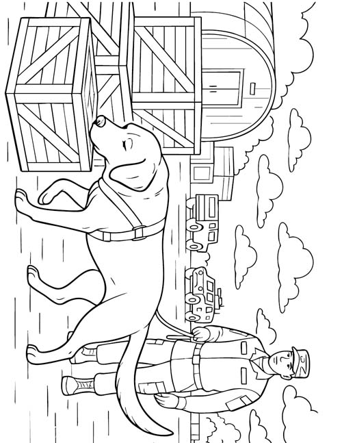 detection dog - military working dog coloring page