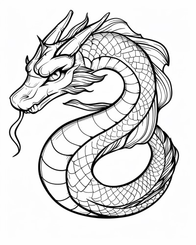 Aido Hwedo coloring page