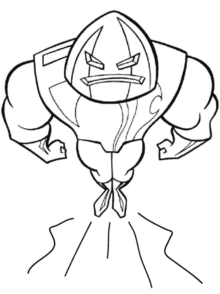 robot coloring page