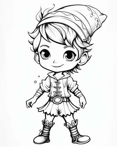 Peter Pan coloring page
