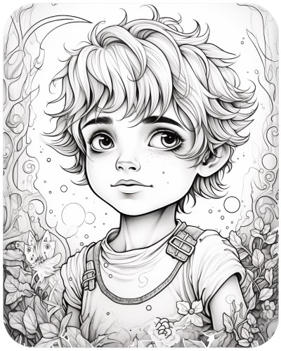 Peter Pan coloring page