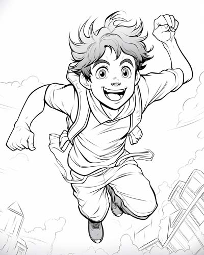 Peter Pan coloring page