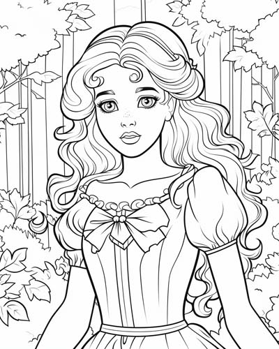 Wendy Darling coloring page