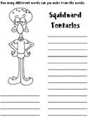 Spongebob Squarepants coloring page
