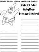 Spongebob Squarepants coloring page