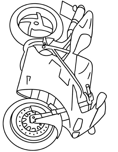 Transformer Coloring Page - Arcee Ducati 916