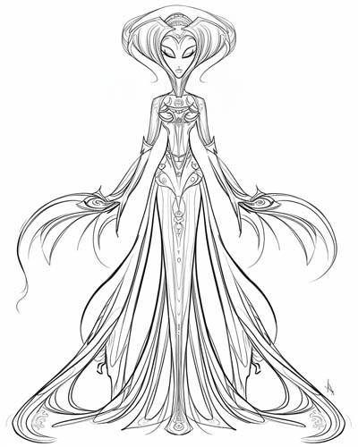 Aos Sí coloring page