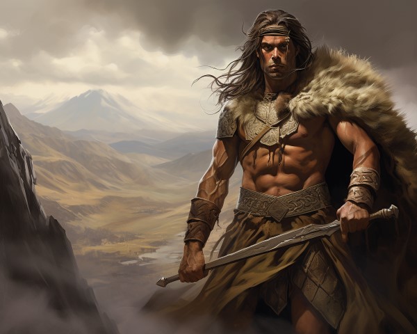 artwork of Cu Chulainn