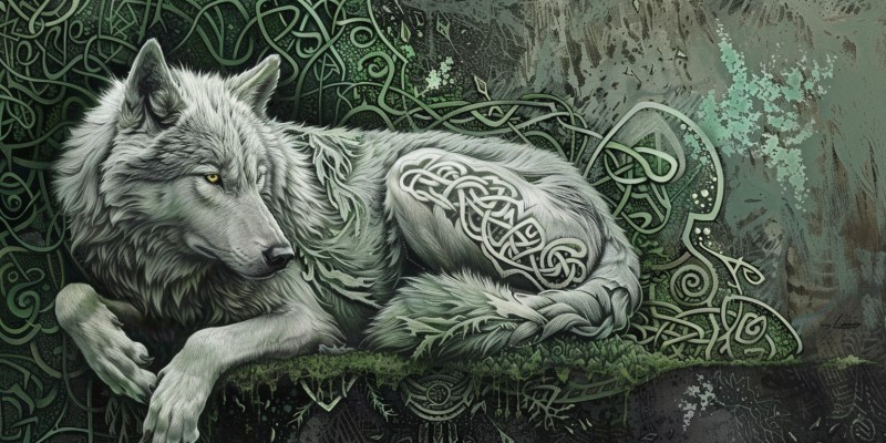 artwork of the wolf, Mac Tire