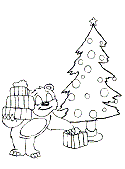 christmas coloring book pages