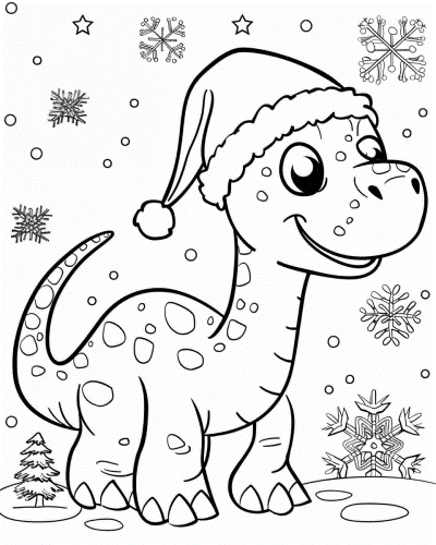 christmas coloring book pages
