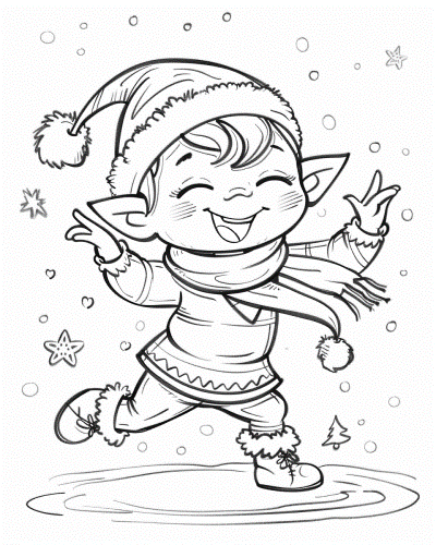 christmas coloring book pages
