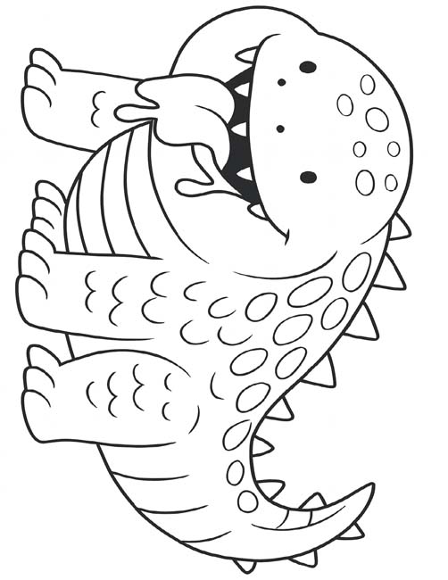 preschool coloring page of Titanus Doug