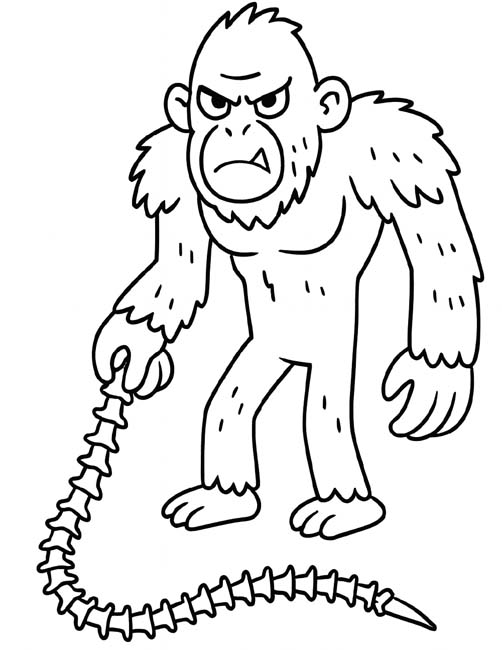 Preschool coloring page | Skar King