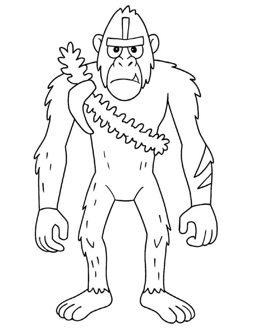 Monsterverse coloring page | Skar King