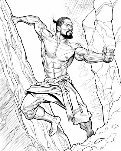 coloring page of Bernardo Caprio