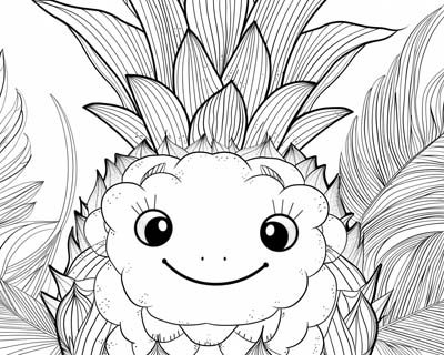 Pina coloring page