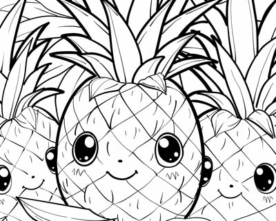 Pina coloring page