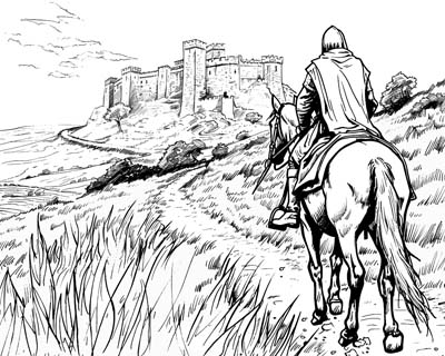 coloring page of Owain Glyndwr