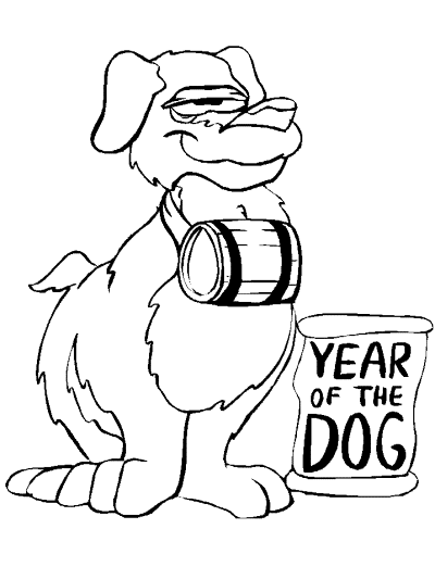 chinese new year coloring pages