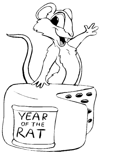 chinese new year coloring pages