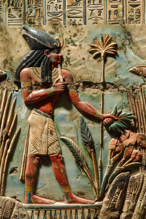 the Egyptian god, Hapi