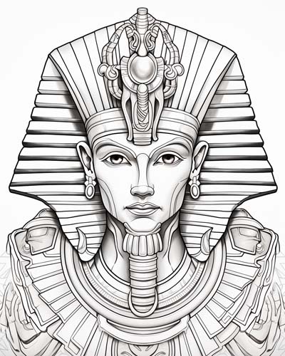 Osiris coloring page