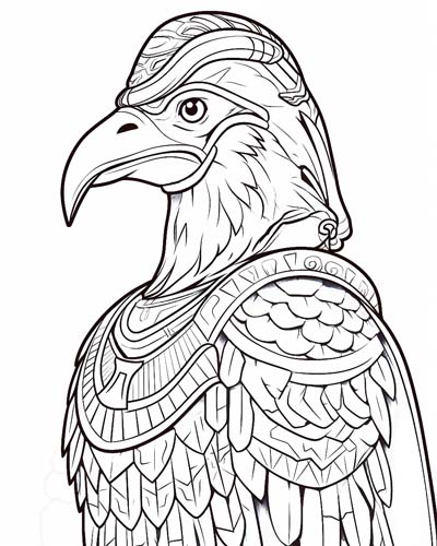 Ra coloring page