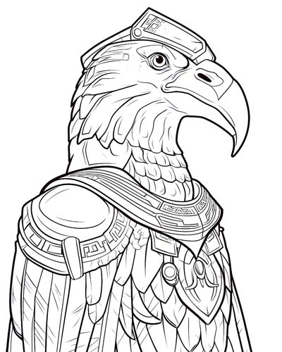 Ra coloring page