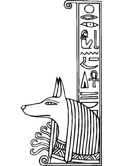 Egypt coloring page