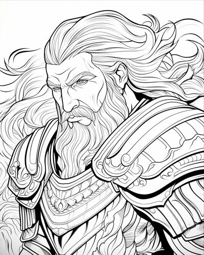 Sir Bagdemagus coloring page