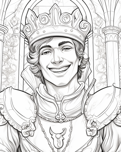 Sir Dagonet coloring page