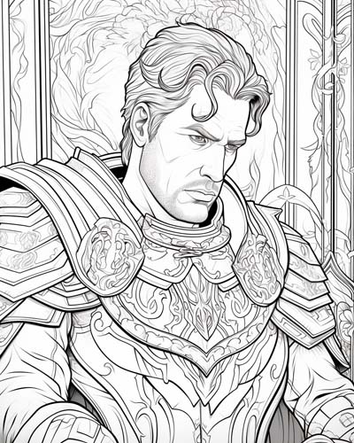 Sir Leodegrance coloring page