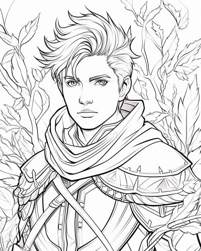 Sir Percival coloring page