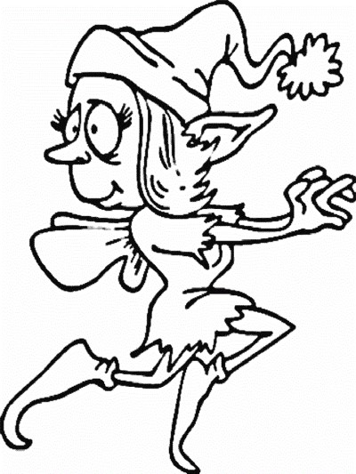 fairy coloring page