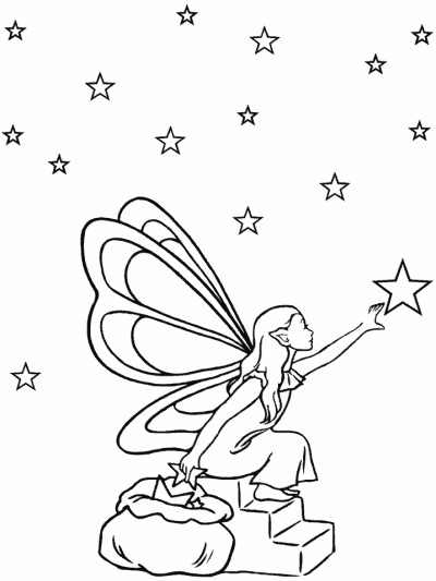 fairy coloring pages