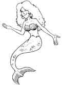 merrow coloring page
