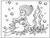 merrow coloring page