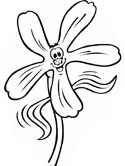 flowers coloring page