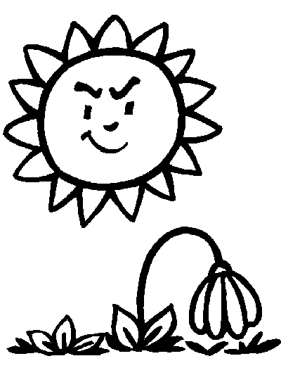 flowers coloring page