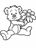 flowers coloring page