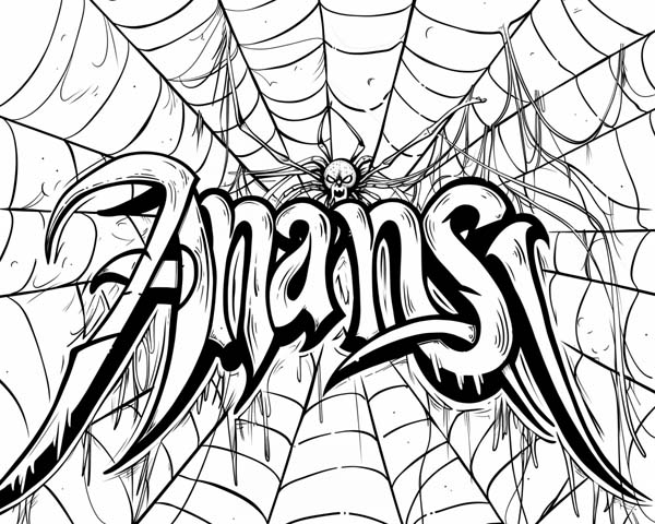 Anansi graffiti art