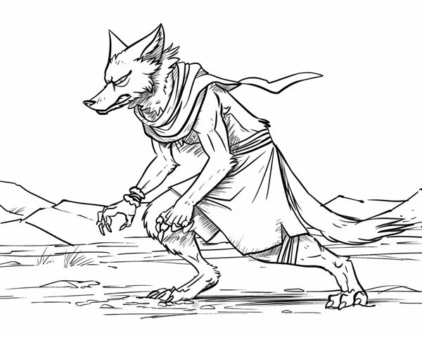 coyote the trickster sneaking
