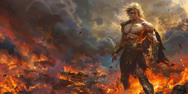 Ares on the battlefield