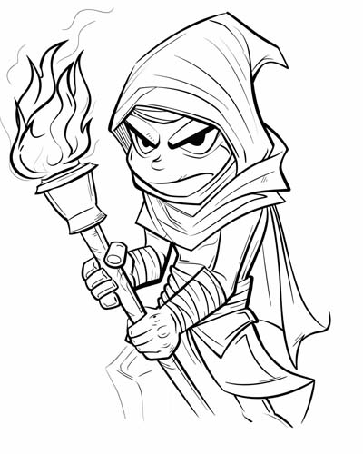 Hades coloring page