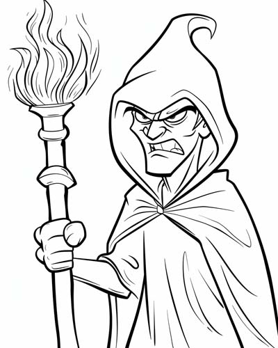 Hades coloring page